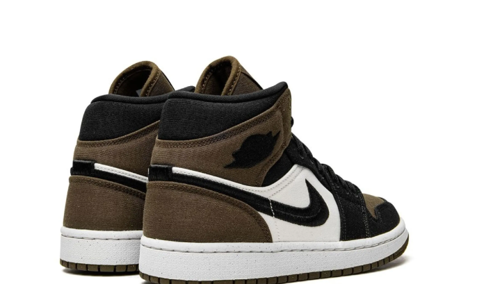 Air Jordan 1 Mid SE "Olive Toe" sneakers