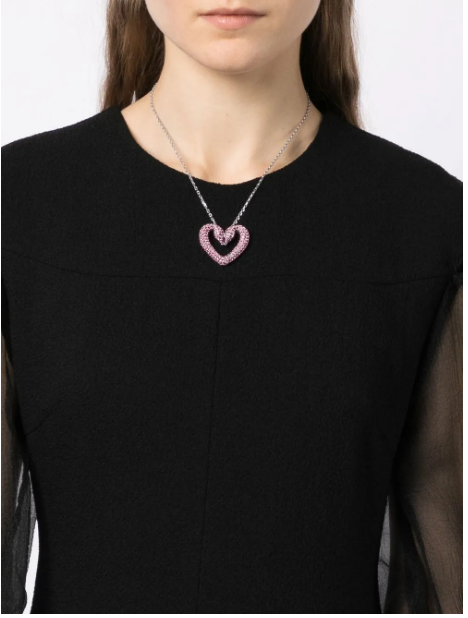 SwarovskiUna heart-charm necklace