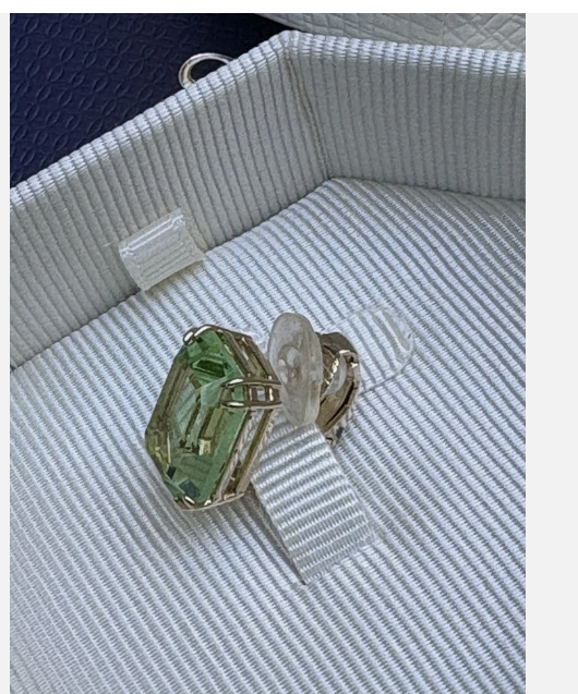 Swarovski Millenia Gold Tone Clip Earring