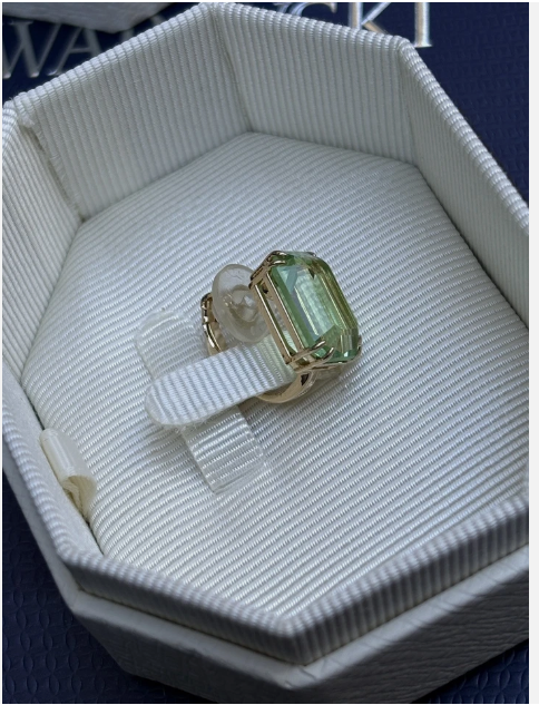 Swarovski Millenia Gold Tone Clip Earring