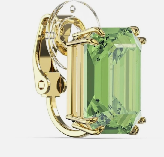 Swarovski Millenia Gold Tone Clip Earring