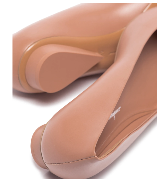 ferragamo Viva 20mm bow-detail leather pumps