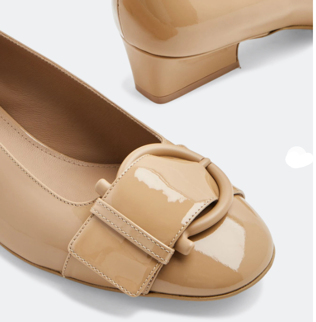 ferragamo Leather ballet pumps