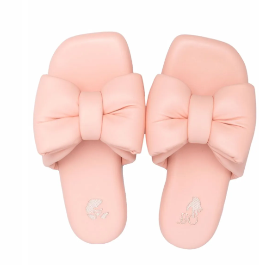 off white extra padded bow slides