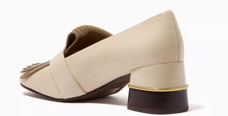 Tory Burch Multi-logo Kiltie 45 Loafers in Leather