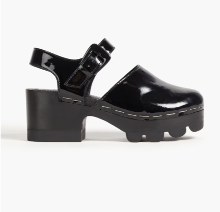 "TORY BURCH Glossed pumps"