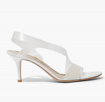 "Gianvito Rossi Metropolis 70 Plexi Sandals"