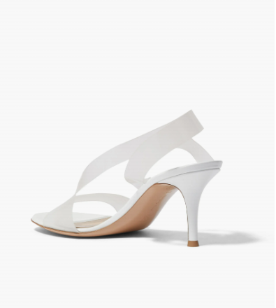 "Gianvito Rossi Metropolis 70 Plexi Sandals"