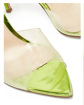 "Gianvito Rossi Pre-owned 100mm transparent pointed-toe sandals"