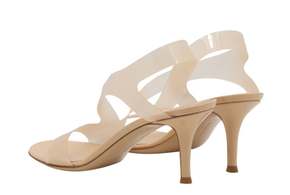 "Gianvito Rossi Metropolis 70 Plexi Sandals"