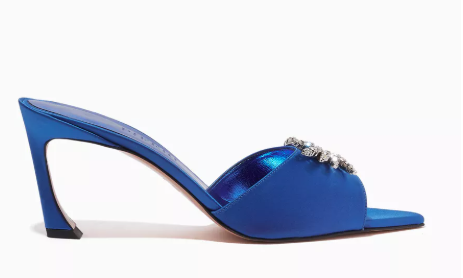 Piferi Lotta 70 Embellished Mules in Satin