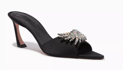 Piferi Lotta 70 Embellished Mules in Satin