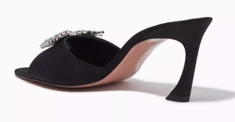 Piferi Lotta 70 Embellished Mules in Satin