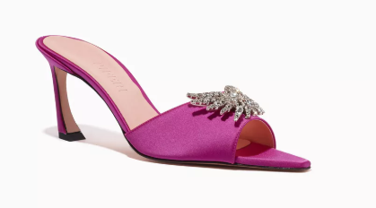 Piferi Lotta 70 Embellished Mules in Satin