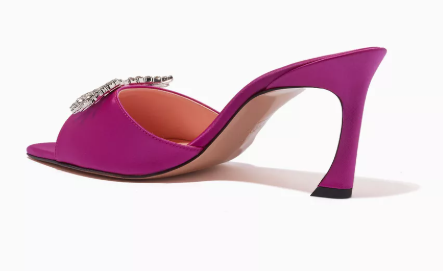 Piferi Lotta 70 Embellished Mules in Satin