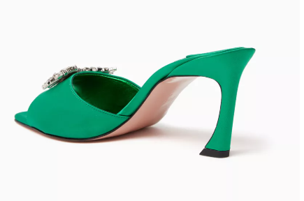 Piferi Lotta 70 Embellished Mules in Satin