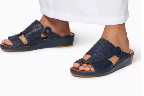 Private Collection Najdy Ostrich Fermer Sandals