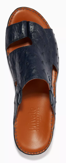 Private Collection Najdy Ostrich Fermer Sandals
