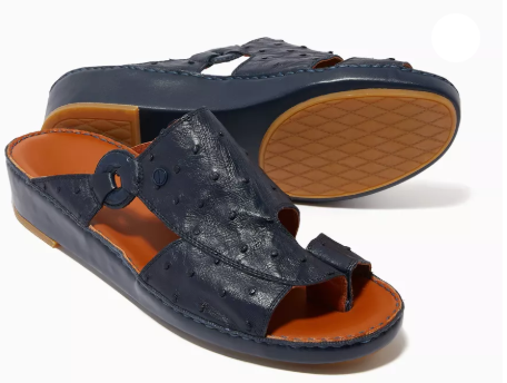 Private Collection Najdy Ostrich Fermer Sandals