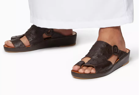 Private Collection Najdy Ostrich Fermer Sandals