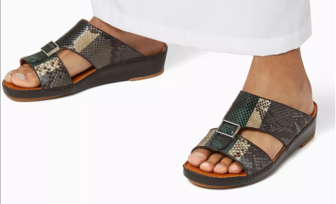Private Collection     Quadratura Sandals in Python Leather