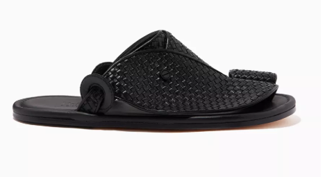 "  Private Collection   Arabian Trecce Mini Sandals in Softcalf"
