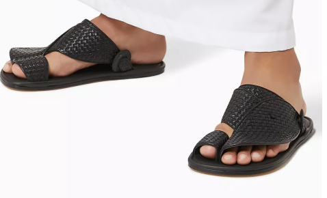 "  Private Collection   Arabian Trecce Mini Sandals in Softcalf"