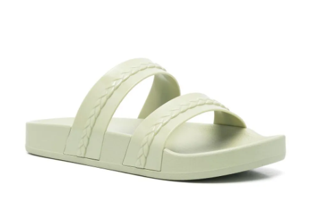 "Ancient Greek Sandals Meli double-strap slides"