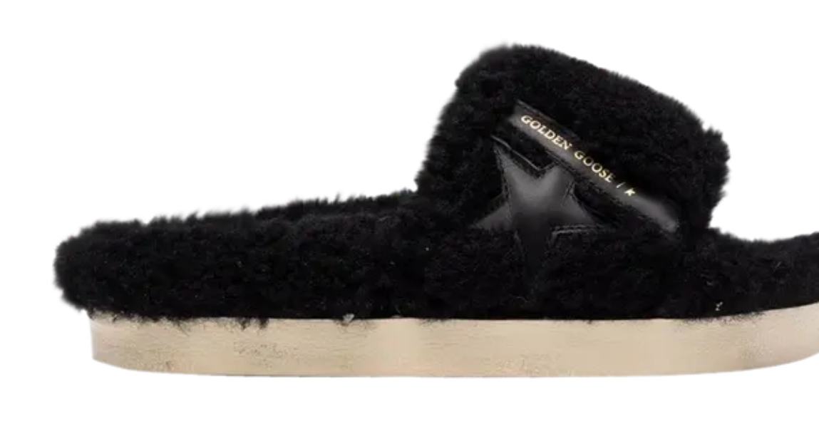 Golden Goose Wmns Poolstar 'Shearling Black'