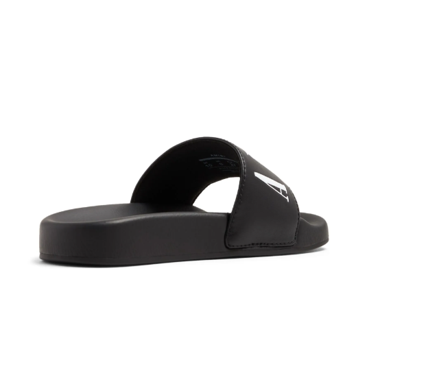 AMIRI logo-print round-toe slippers