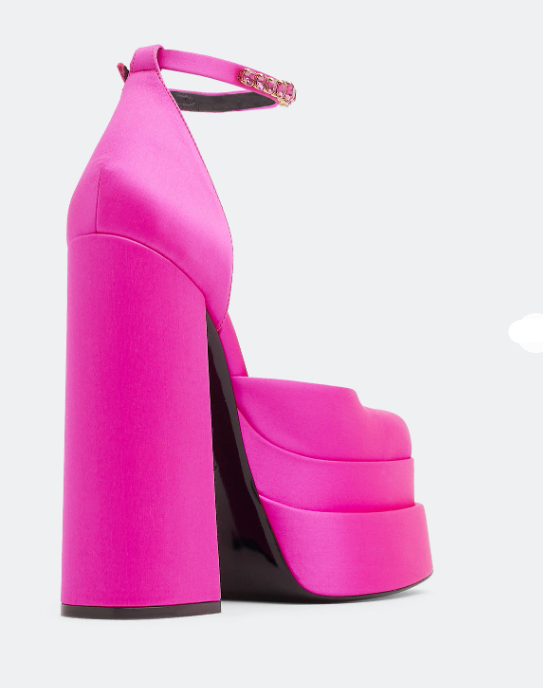 "Versace Medusa Aevitas platform pumps"