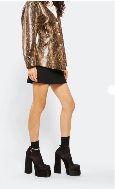"Versace Medusa Aevitas platform pumps"