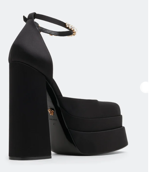 "Versace Medusa Aevitas platform pumps"