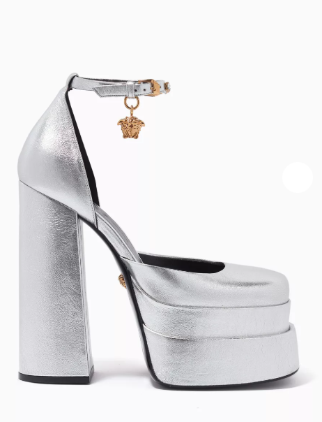 "Versace Medusa Aevitas platform pumps"