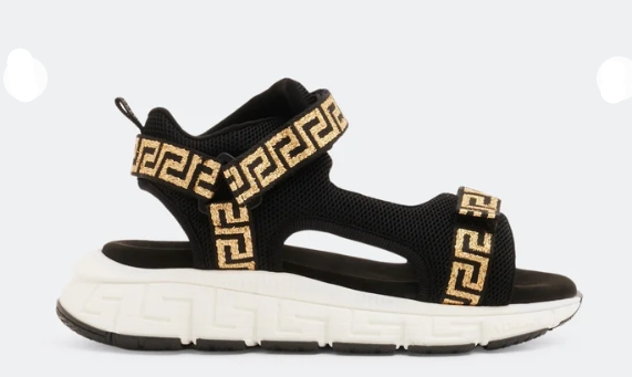 "Versace Nastro Greca sandals"