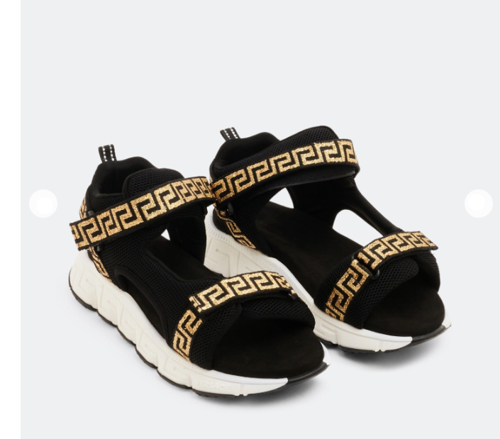 "Versace Nastro Greca sandals"