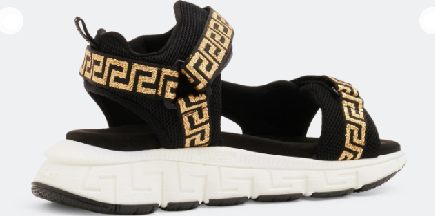 "Versace Nastro Greca sandals"