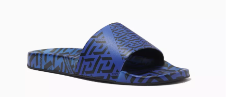 "  Versace La Greca Slides in PVC"