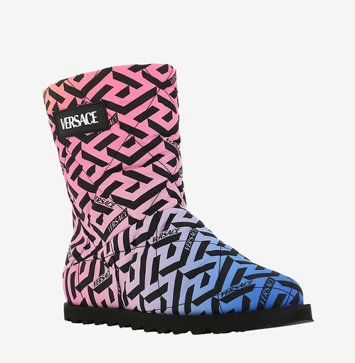 Versace La Greca children's snow boots