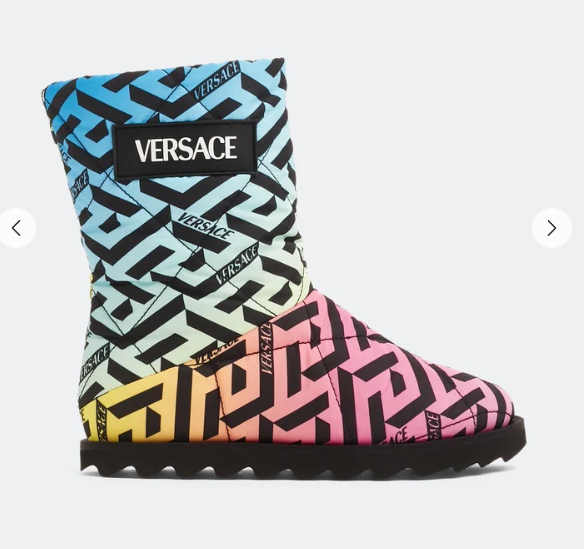 Versace La Greca children's snow boots