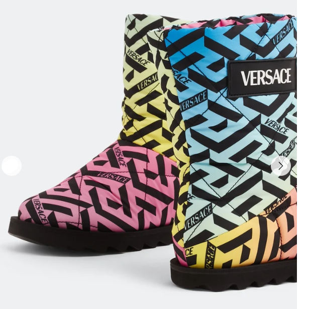 Versace La Greca children's snow boots