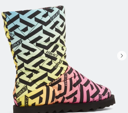 Versace La Greca children's snow boots