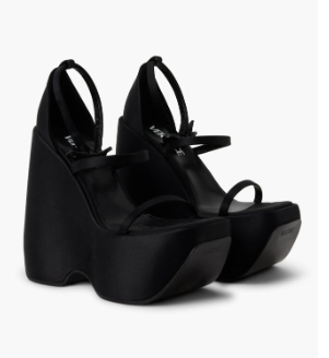 "Versace  Satin Triplatform Sandals"