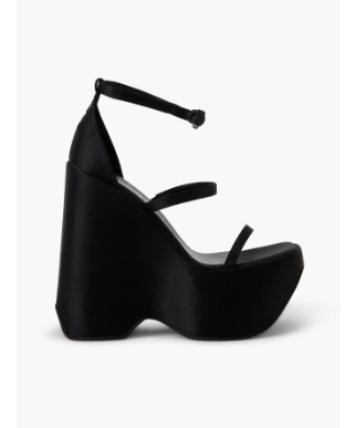 "Versace  Satin Triplatform Sandals"