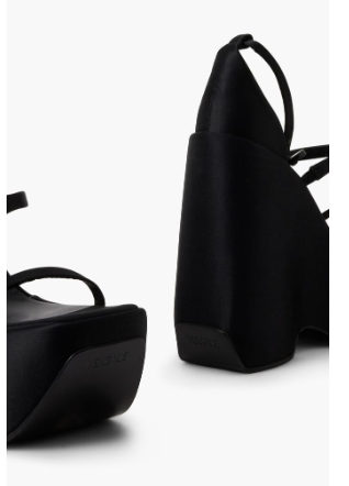 "Versace  Satin Triplatform Sandals"