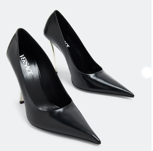 "Versace Pin-point pumps"