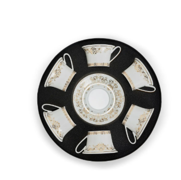 "Versace x Rosenthal Medusa Gala tea cups and saucers (set of six)"