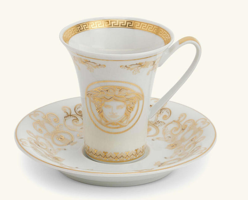 "Versace Medusa Gala cup and saucer set"