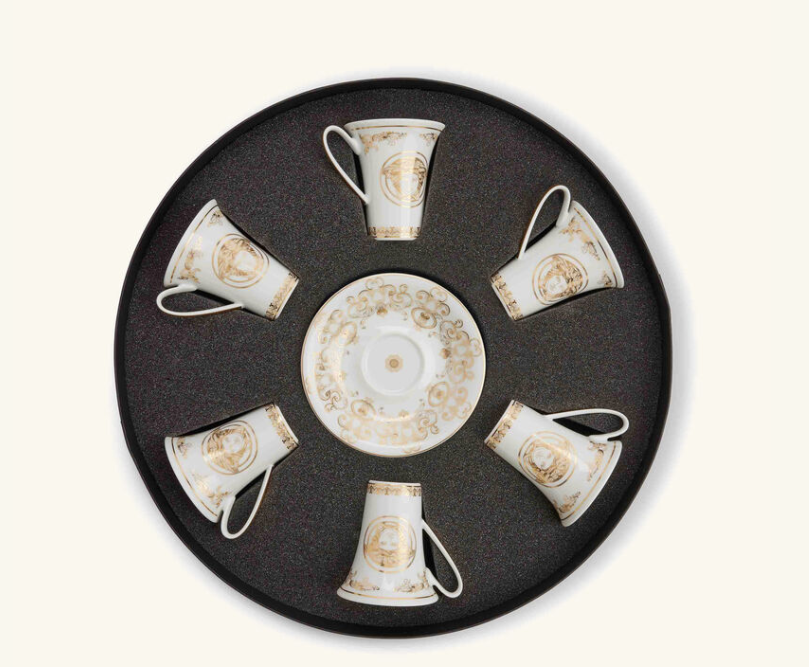 "Versace Medusa Gala cup and saucer set"