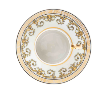 "Versace Virtus Gala espresso cup and saucers"
